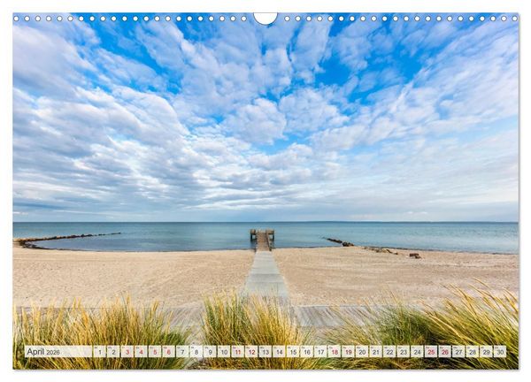 Produktbild: MEEREBRISE Erholsame Momente an der K&uuml;ste (Wandkalender 2026 DIN A3 quer), CALVENDO Monatskalender
