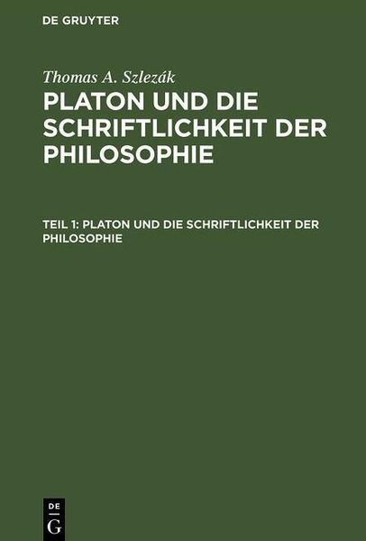 Produktbild: Platon und die Schriftlichkeit der Philosophie
