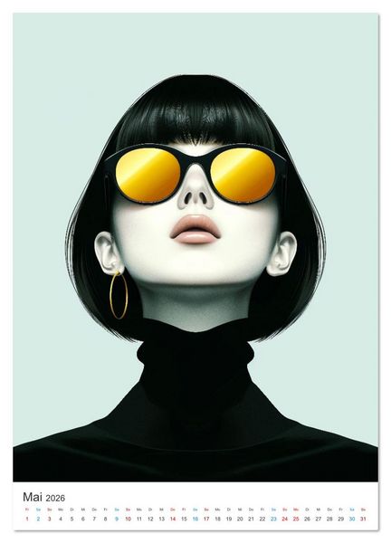 Produktbild: Fashion im Pop-Art (hochwertiger Premium Wandkalender 2026 DIN A2 hoch), Kunstdruck in Hochglanz