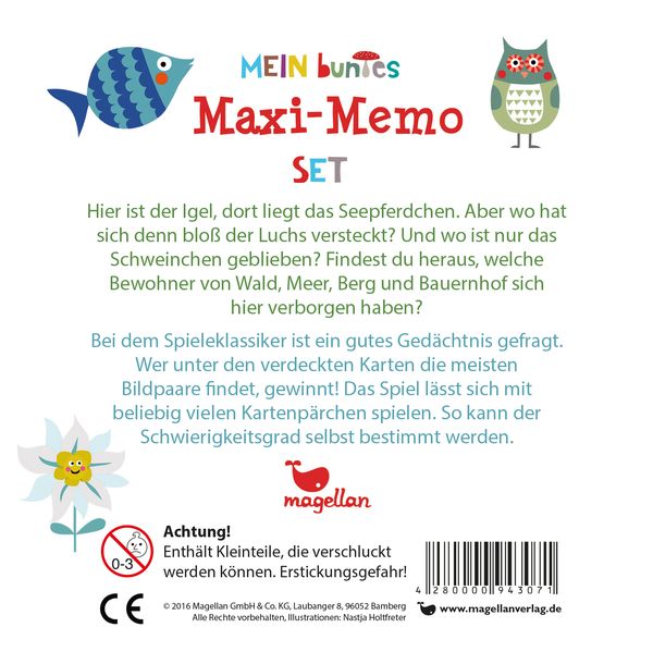 Produktbild: Mein buntes Maxi-Memo-Set