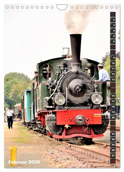 Produktbild: EISENBAHN - NOSTALGIE - 2026 (Wandkalender 2026 DIN A4 hoch), CALVENDO Monatskalender