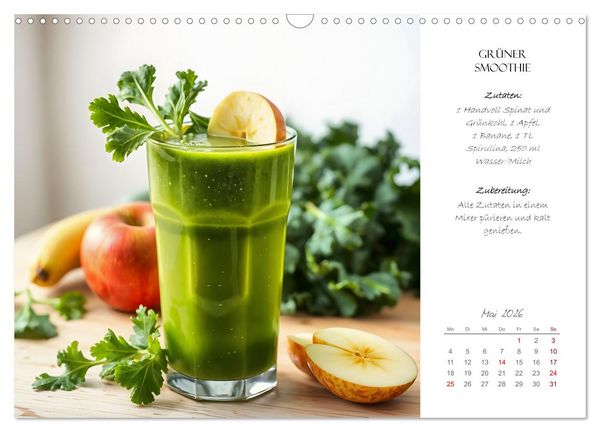 Produktbild: Superfood Power - Gesunde und leckere Superfood-Snacks (Wandkalender 2026 DIN A3 quer), CALVENDO Monatskalender