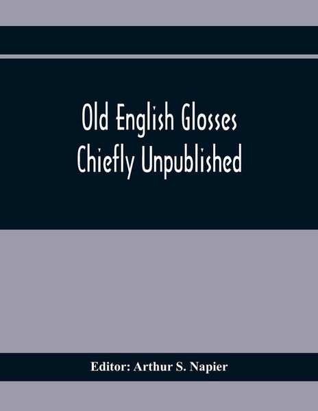 Produktbild: Old English Glosses