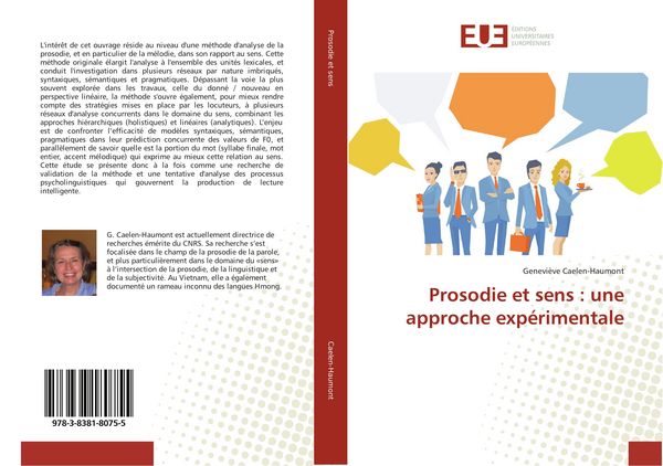 Produktbild: Prosodie et sens : une approche exp&eacute;rimentale