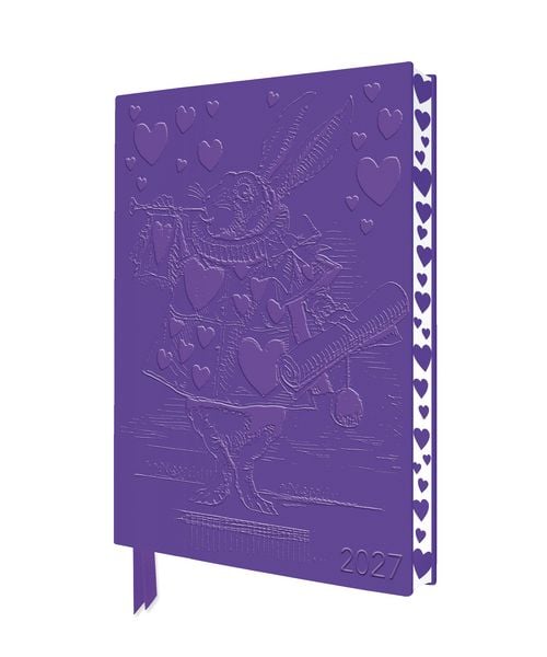 Produktbild: Alice im Wunderland &ndash; Wei&szlig;er Hase &ndash; Tischkalender 2027