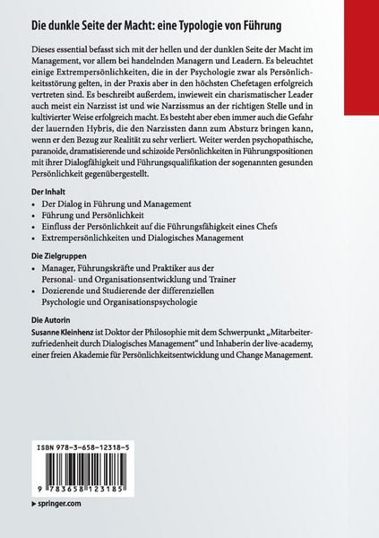 Produktbild: Die dunkle Seite der Macht: eine Typologie von F&uuml;hrung