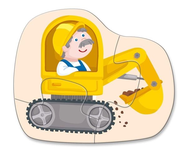 Produktbild: 4 erste Puzzles - Baustelle