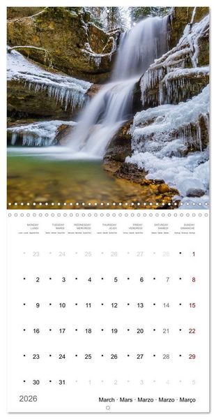 Produktbild: Light in the Bavarian Alps - Fantastic Landscapes (Wall Calendar 2026 12 &times; 12 Inch) CALVENDO 12 Month Wall Calendar