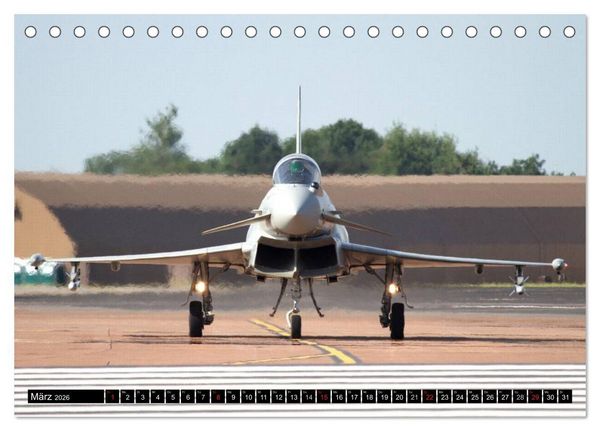 Produktbild: Augenblicke in der Luft: Eurofighter Typhoon (Tischkalender 2026 DIN A5 quer), CALVENDO Monatskalender