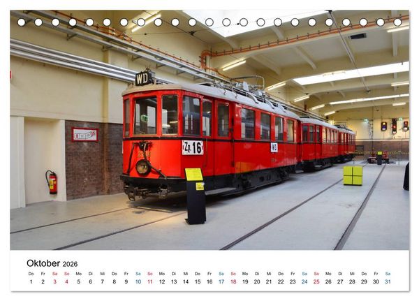 Produktbild: Mit der Bim durch Wien - Die Wiener Stra&szlig;enbahn (Tischkalender 2026 DIN A5 quer), CALVENDO Monatskalender