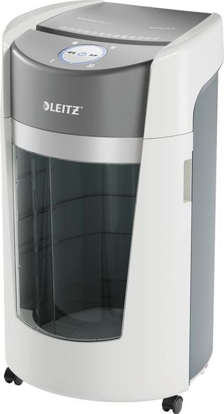 LEITZ® Aktenvernichter IQ OptiMax P-5, Mikro-Partikelschnitt 2 x 15 mm