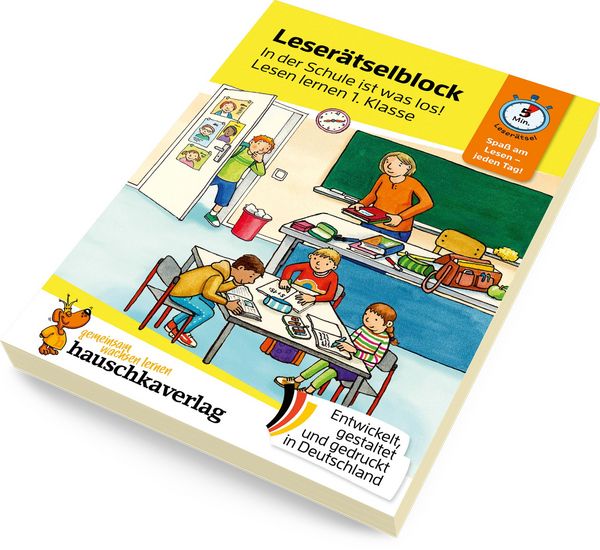 Produktbild: Lesen lernen 1. Klasse f&uuml;r Jungen und M&auml;dchen - In der Schule ist was los!