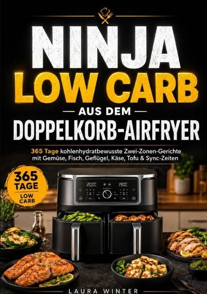 Produktbild: Ninja Low Carb aus dem Doppelkorb-Airfryer