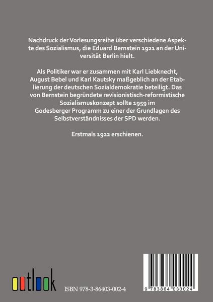 Produktbild: Der Sozialismus einst und jetzt