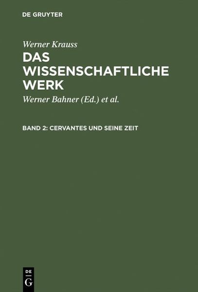 Produktbild: Cervantes und seine Zeit