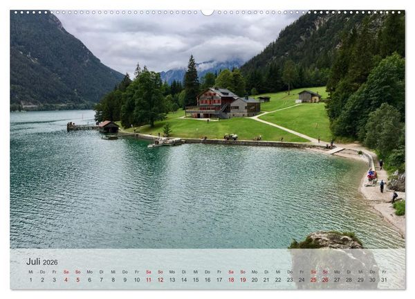 Produktbild: Alpenauszeit - Die Bergh&uuml;tten unserer Alpen (hochwertiger Premium Wandkalender 2026 DIN A2 quer), Kunstdruck in Hochglanz