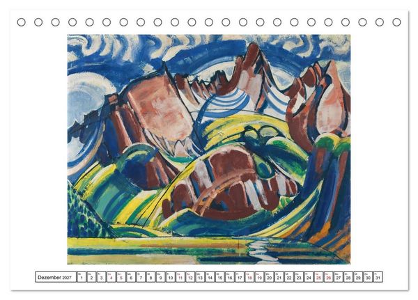 Produktbild: August Babberger (Tischkalender 2027 DIN A5 quer), CALVENDO Monatskalender