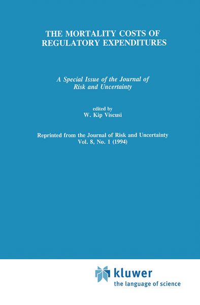 Produktbild: The Mortality Costs of Regulatory Expenditures