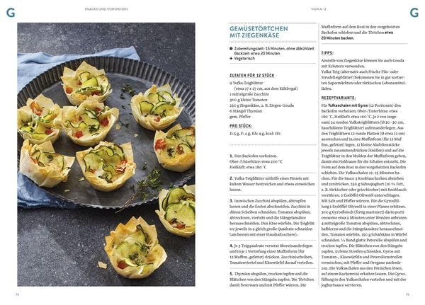 Snacks und Vorspeisen von A–Z