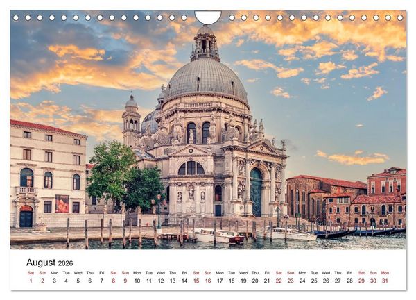 Produktbild: Beautiful Venice (Wall Calendar 2026 DIN A4 landscape), CALVENDO 12 Month Wall Calendar