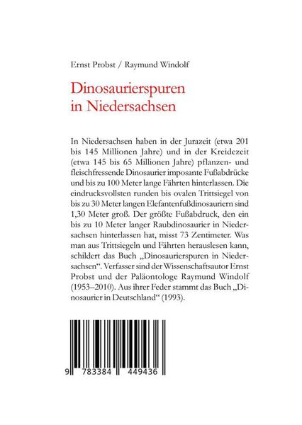 Produktbild: Dinosaurierspuren in Niedersachsen