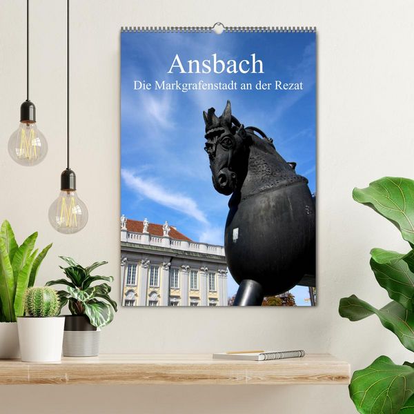 Produktbild: Ansbach - Die Markgrafenstadt an der Rezat (Wandkalender 2026 DIN A2 hoch), CALVENDO Monatskalender