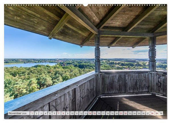 Produktbild: Tour um die gro&szlig;en Seen der Mecklenburgischen Seenplatte (hochwertiger Premium Wandkalender 2026 DIN A2 quer), Kunstdruck in Hochglanz
