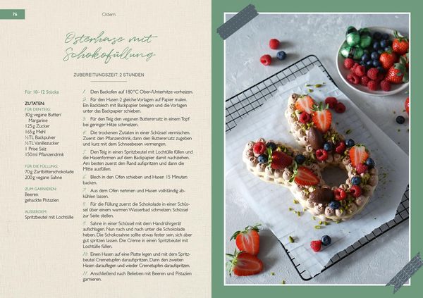 Das vegane Backbuch für Festtage