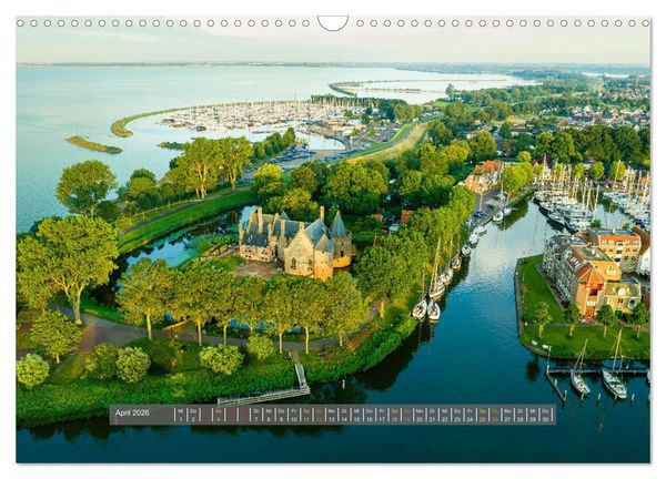 Produktbild: Nordholland von oben (Wandkalender 2026 DIN A3 quer), CALVENDO Monatskalender