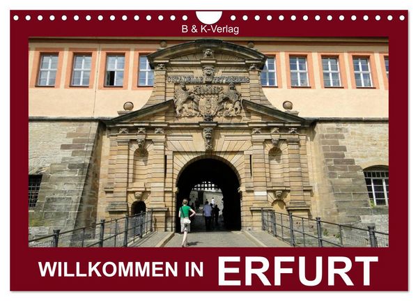 Produktbild: Willkommen in ERFURT (Wandkalender 2026 DIN A4 quer), CALVENDO Monatskalender