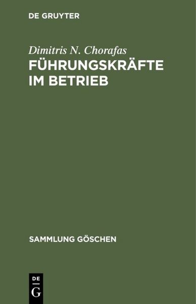 Produktbild: F&uuml;hrungskr&auml;fte im Betrieb