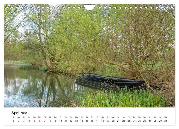 Produktbild: Unterwegs im Spreewald (Wandkalender 2026 DIN A4 quer), CALVENDO Monatskalender