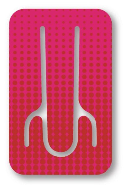 Produktbild: Flexistand (Pink Dots) - flexibler Handyaufsteller - f&uuml;r alle Handys und Mini-Tablets - superflach - stufenlos verstellbar - hochkant und quer - passt in jede Hosentasche
