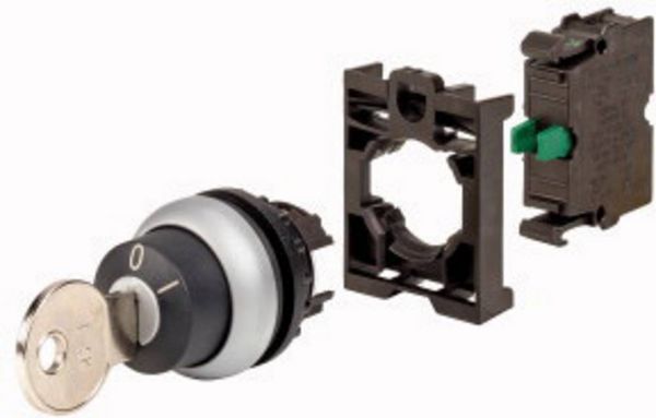Produktbild: Eaton 110917 M22-WRS-K10-BVP Schl&uuml;sselschalter Frontring Kunststoff Schl&uuml;ssel Schwarz 1St.
