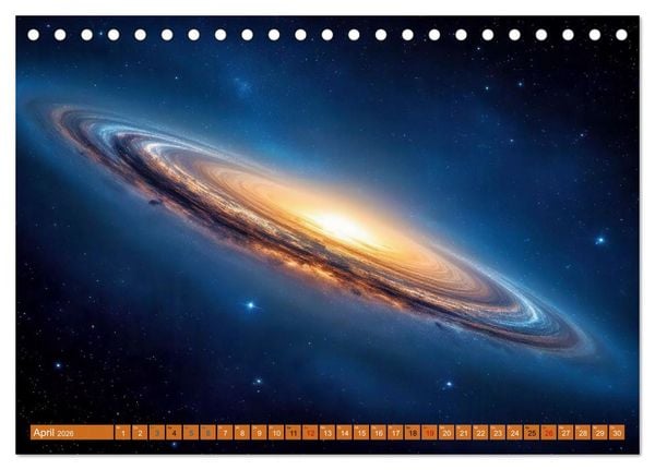 Produktbild: Gammablitze im Universum (Tischkalender 2026 DIN A5 quer), CALVENDO Monatskalender