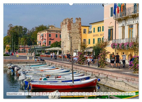 Produktbild: Unterwegs am Gardasee (hochwertiger Premium Wandkalender 2026 DIN A2 quer), Kunstdruck in Hochglanz