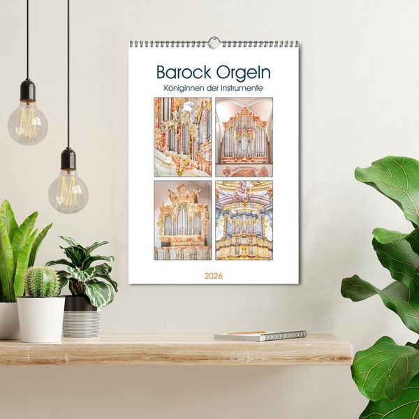 Produktbild: Barock Orgeln, K&ouml;niginnen der Instrumente (Wandkalender 2026 DIN A3 hoch), CALVENDO Monatskalender