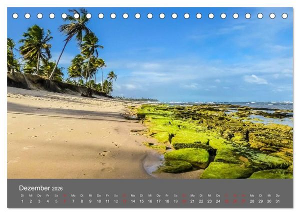 Produktbild: Brasilien 2026 abseits von Rio (Tischkalender 2026 DIN A5 quer), CALVENDO Monatskalender