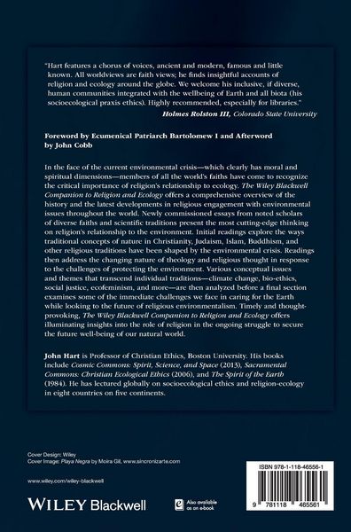 Produktbild: The Wiley Blackwell Companion to Religion and Ecology