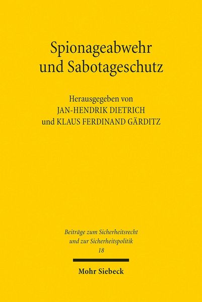Produktbild: Spionageabwehr und Sabotageschutz