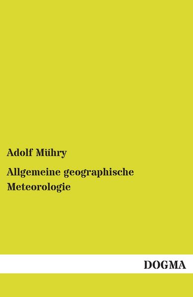 Produktbild: Allgemeine geographische Meteorologie