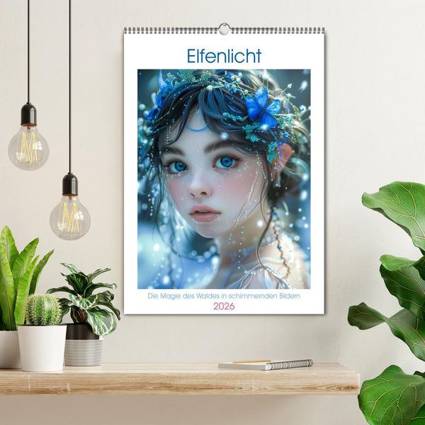 Produktbild: Elfenlicht (Wandkalender 2026 DIN A2 hoch), CALVENDO Monatskalender