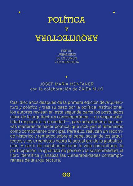 Produktbild: Pol&iacute;tica y arquitectura : por un urbanismo de lo com&uacute;n y ecofeminista