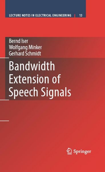 Produktbild: Bandwidth Extension of Speech Signals