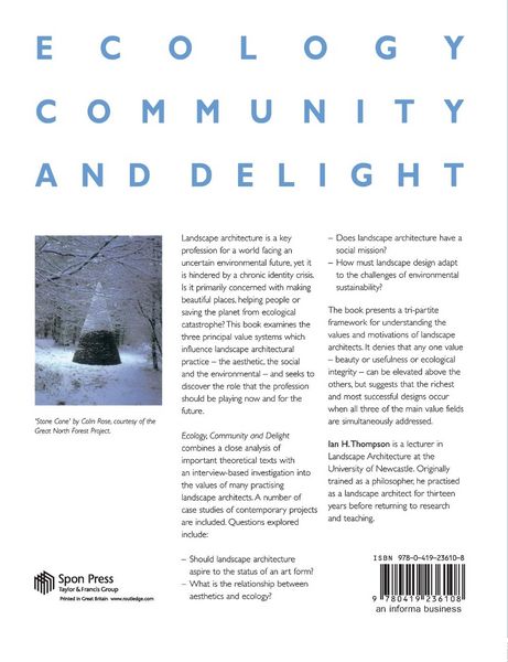 Produktbild: Ecology, Community and Delight