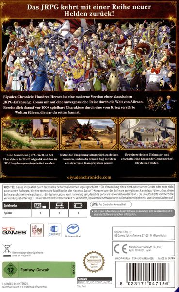 Produktbild: Eiyuden Chronicles - Hundred Heroes