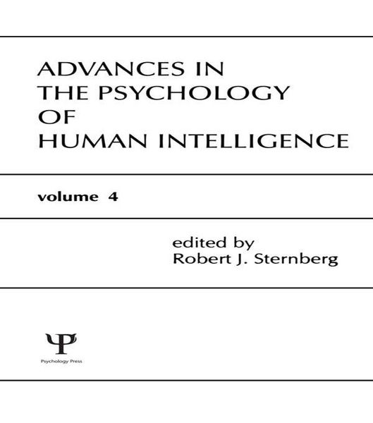 Produktbild: Advances in the Psychology of Human Intelligence