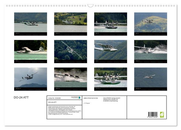 Produktbild: DO-24 ATT (Wandkalender 2026 DIN A2 quer), CALVENDO Monatskalender