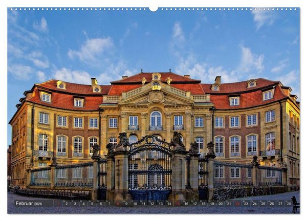 Produktbild: M&uuml;nster - Historische Stadt mit jungem Gesicht (hochwertiger Premium Wandkalender 2026 DIN A2 quer), Kunstdruck in Hochglanz