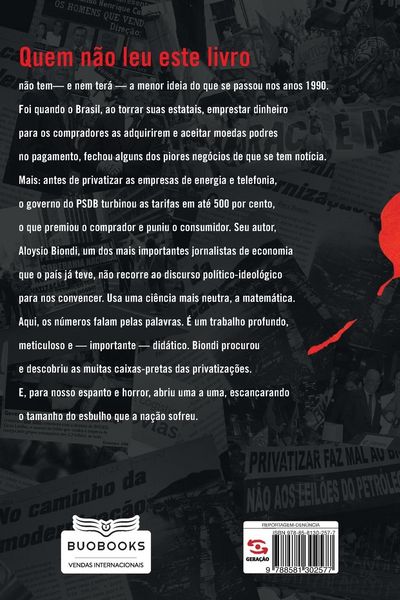 Produktbild: O Brasil privatizado (Cole&ccedil;&atilde;o Hist&oacute;ria Agora - Vol 11)